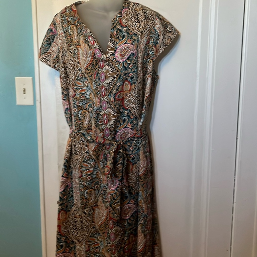 Emery Rose Multi Color Woman’s Dress 2XL